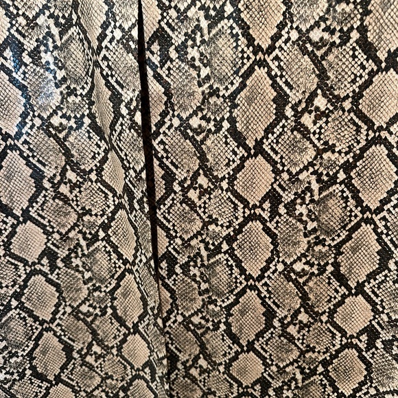 Zara Snake Print Front Slit Midi Skirt - Picture 7 of 8